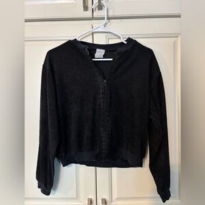 Vintage Fredericks of Hollywood Zip up in Black size small ($50)